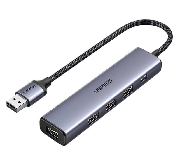 UGREEN CM473 Adapter Hub USB do 4x USB 3.0 1 x USB-C - 1267504 - zdjęcie